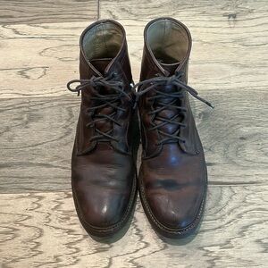 Frye James Brown Lace Up Boots | 9D